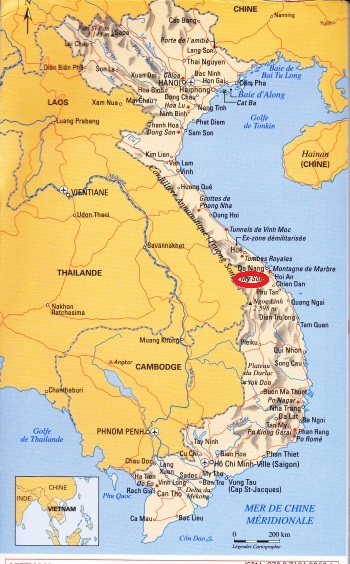 carte du Vietnam